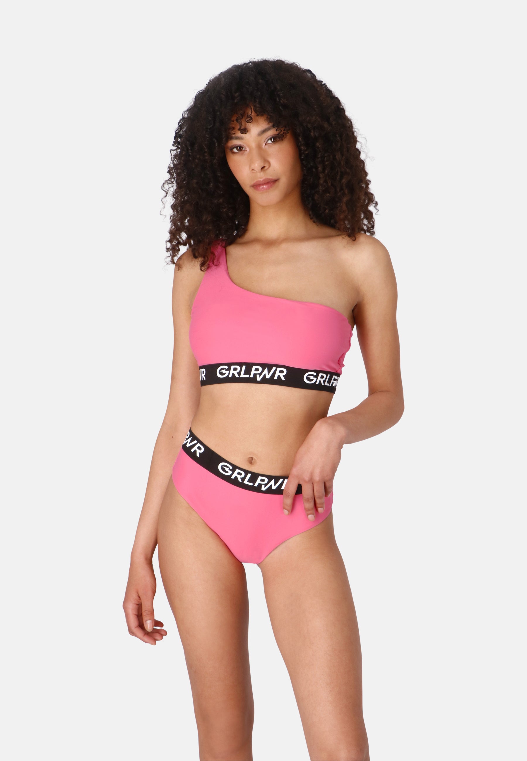 BOSS pink top La Michaux swimwear